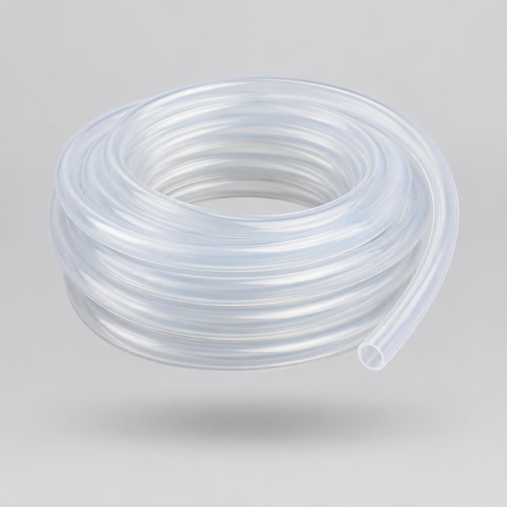 Silikonschlauch 7 mm Innen-Ø / 9 mm Außen-Ø – 10 m, transluzent – Symbolbild